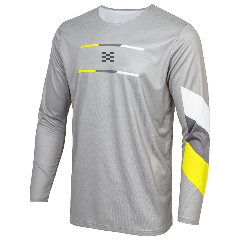 Mountain Biking Long Sleeve Shirt - เสื้อจักรยานเสือภูเขาแขนยาวสำหรับผู้ชายและผู้หญิง เหมาะสำหรับกิจกรรมขี่มอเตอร์ไซค์แบบออฟโรด ตกปลา และปั่นจักรยาน