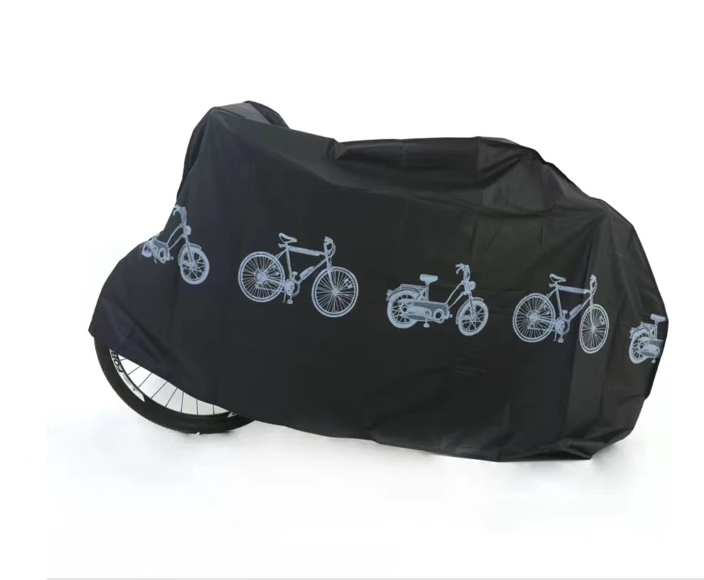 Mountain Biking In The Rain - ผ้าคลุมจักรยานกันน้ำกลางแจ้ง ป้องกันรังสียูวี ผ้าคลุมจักรยานเสือภูเขา ผ้าคลุมกันฝน ผ้าคลุมกันฝุ่น อุปกรณ์ปั่นจักรยานสำหรับรถจักรยานยนต์
