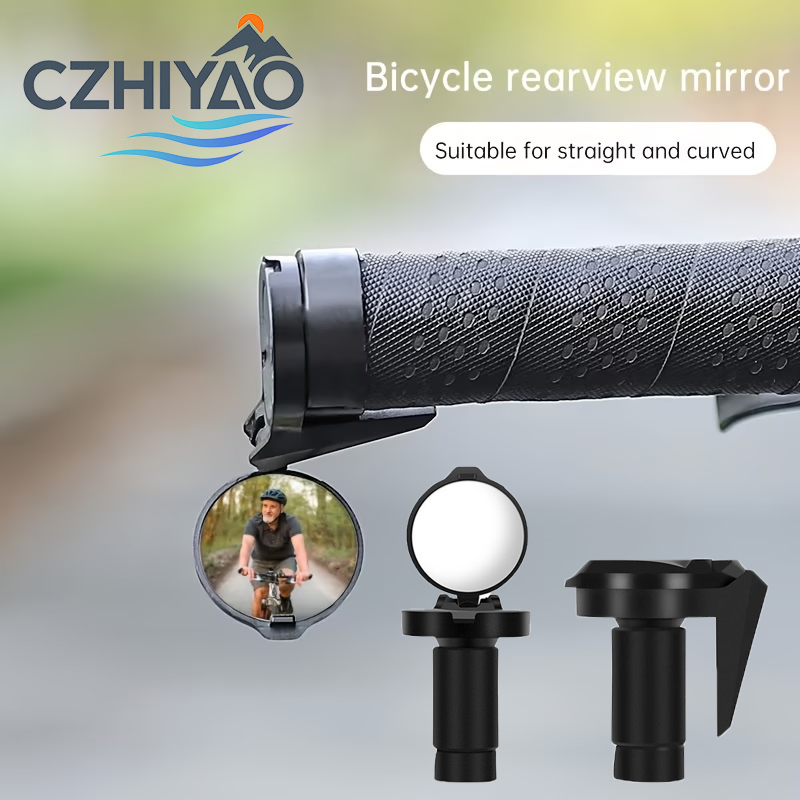 Mountain Biking Definition - CZHIYAO กระจกมองหลังจักรยาน,กระจกนูนความละเอียดสูง,เหมาะสำหรับจักรยานเสือภูเขาและอุปกรณ์เสริมจักรยานเสือหมอบ