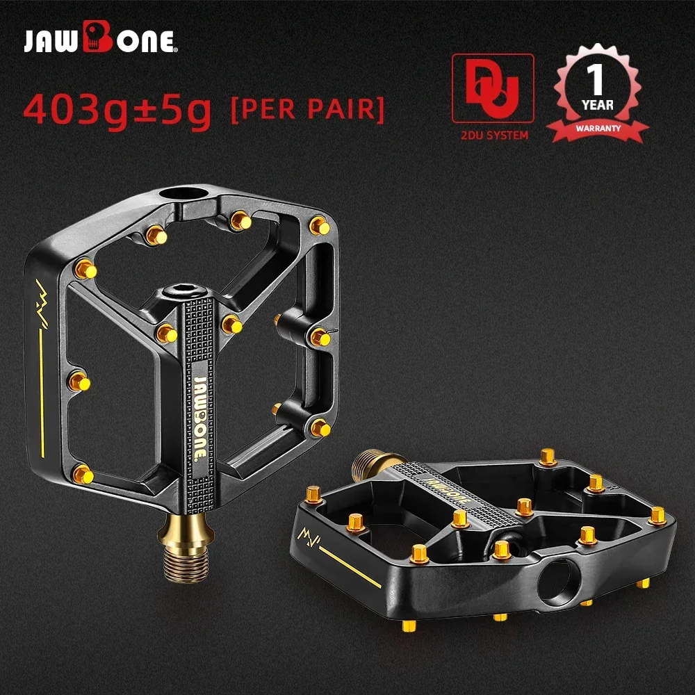 Pedal Platform Flat - แป้นเหยียบจักรยานเสือภูเขา Jawbone MTB แบบแบน น้ำหนักเบาพิเศษ ผลิตจากอะลูมิเนียม