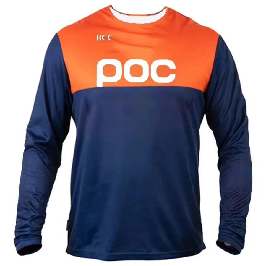 Mountain Biking Long Sleeve Shirt - เสื้อปั่นจักรยานแขนยาวสำหรับจักรยานเสือภูเขาดาวน์ฮิลล์ ชุดคู่สำหรับครอบครัว แห้งเร็ว เสื้อกีฬาปั่นจักรยานออฟโรด