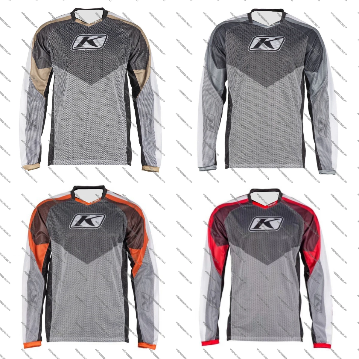 Mountain Biking Long Sleeve Shirt - KLTM Retro เสื้อวิบากรถจักรยานยนต์จักรยานเสือภูเขาขี่จักรยานเสื้อผ้าฤดูร้อน BMX DH MTB