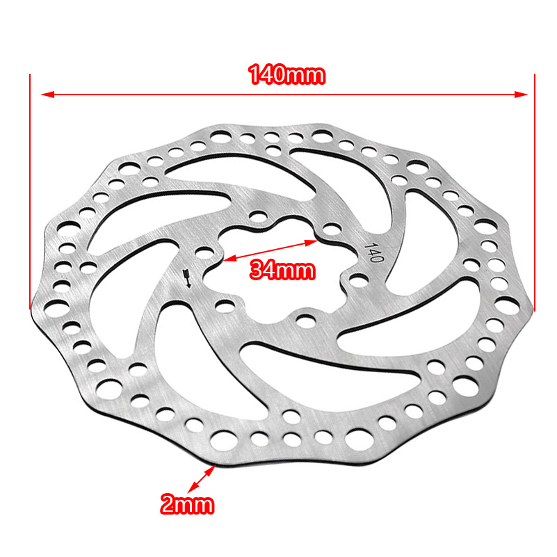 จานเบรกโรเตอร์สแตนเลสขนาด140มม - Mtb Brake Rotor บทวิจารณ์และราคา