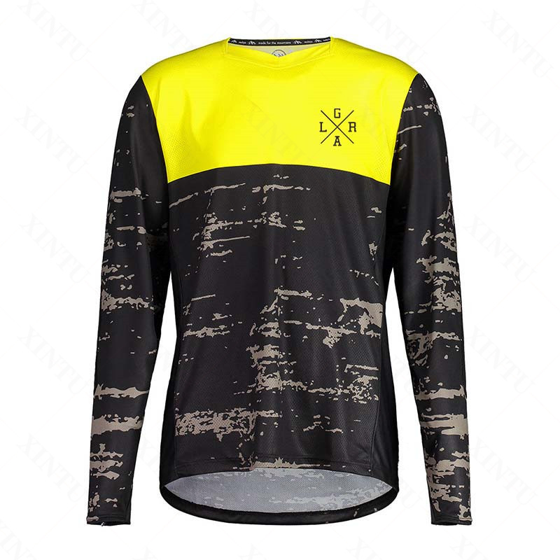 เสื้อเจอร์ซีย์มอเตอร์ไซค์สำหรั - Mountain Biking Long Sleeve Shirt บทวิจารณ์และราคา