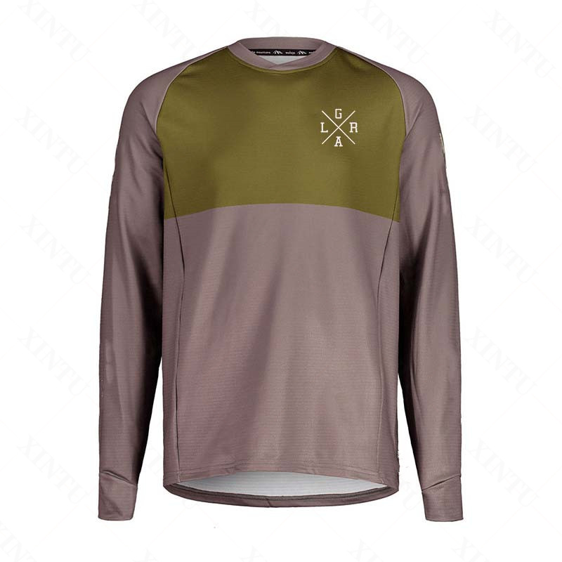 เสื้อเจอร์ซีย์มอเตอร์ไซค์สำหรั - Mountain Biking Long Sleeve Shirt บทวิจารณ์และราคา