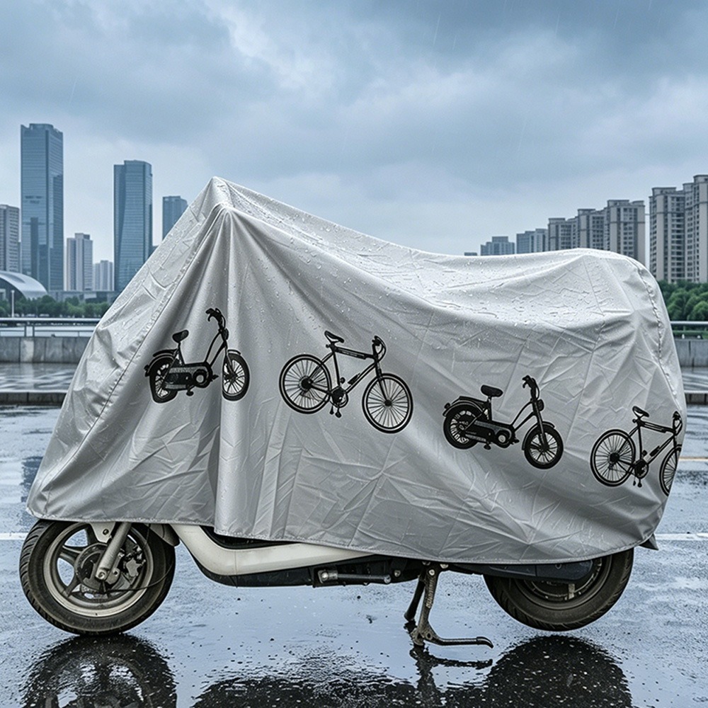 ผ้าคลุมจักรยานกันน้ำ ป้องกันรั - Mountain Biking In The Rain บทวิจารณ์และราคา