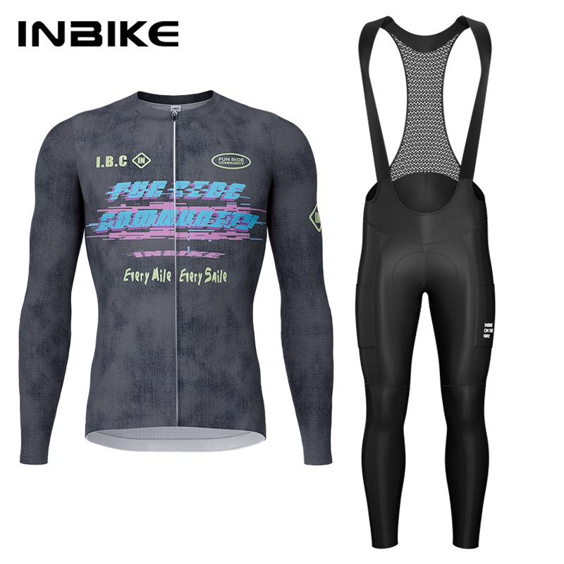 ชุดปั่นจักรยาน INBIKE สำหรับฤด - Mountain Biking Long Sleeve Shirt บทวิจารณ์และราคา