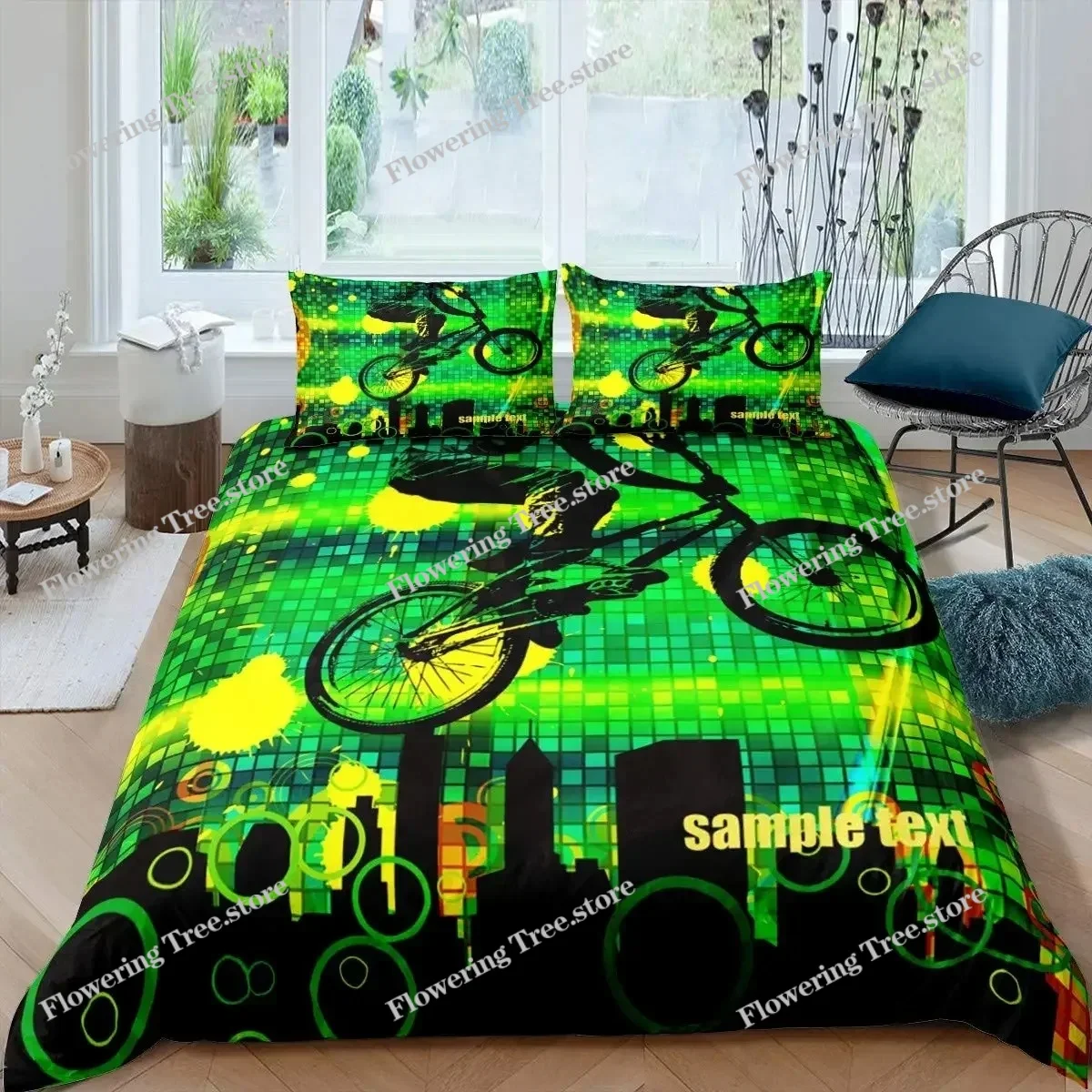 ชุดผ้าคลุมผ้านวมจักรยาน ไมโครไ - Mountain Biking Game บทวิจารณ์และราคา