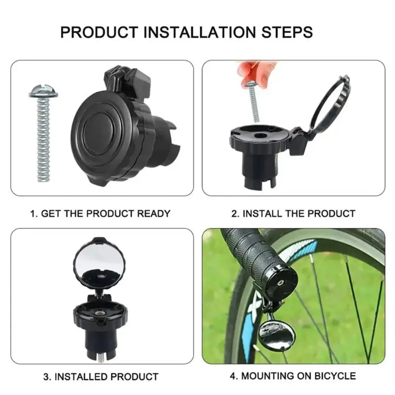 กระจกมองหลังติดแฮนด์จักรยาน กร - Mountain Biking Definition บทวิจารณ์และราคา