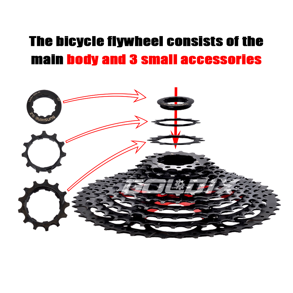 ซันไชน์ MTB CASSETTE 8/9/10/11 - Cassette 11 Speed บทวิจารณ์และราคา