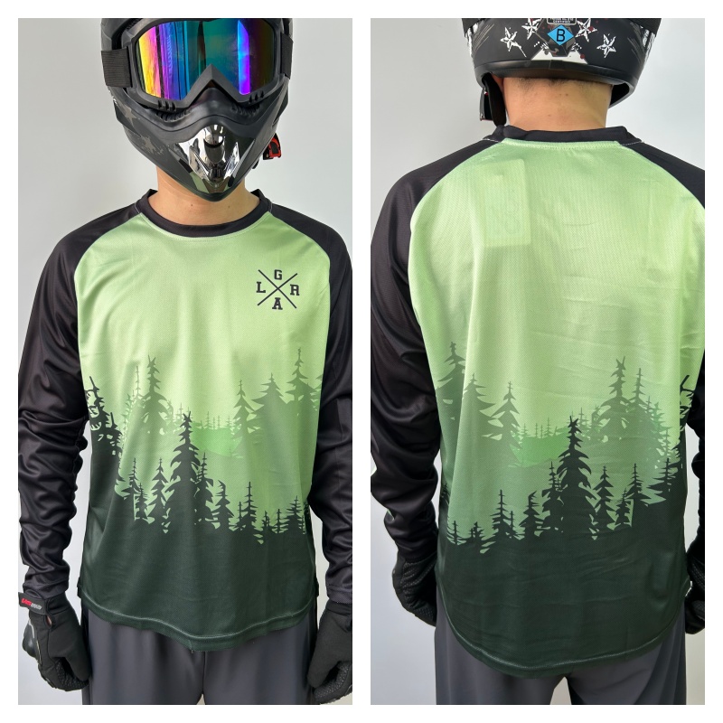 เสื้อเจอร์ซีย์นักปั่นจักรยานเส - Mountain Biking Long Sleeve Shirt บทวิจารณ์และราคา