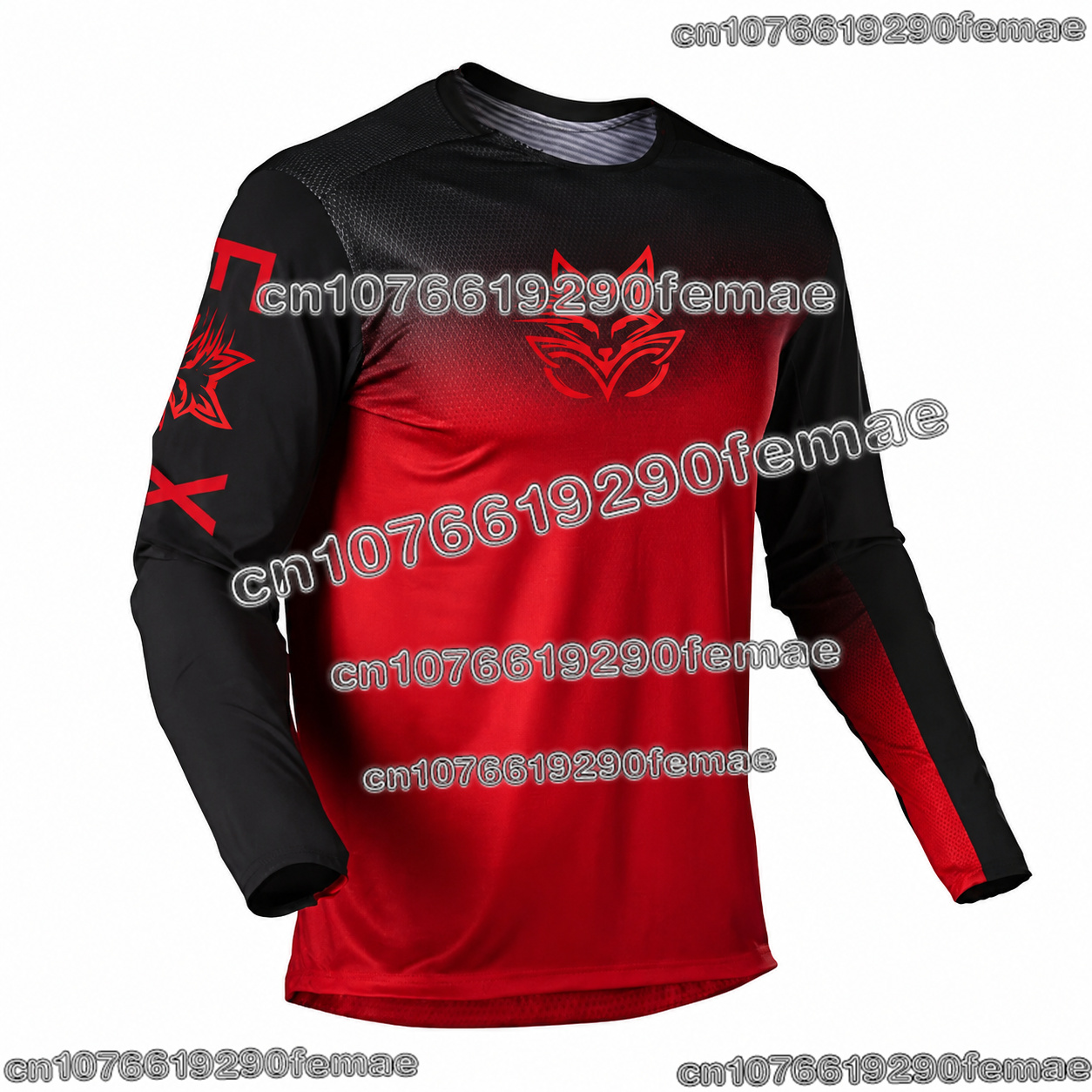 เสื้อเจอร์ซีย์ปั่นจักรยานเสือภ - Mountain Biking Long Sleeve Shirt บทวิจารณ์และราคา