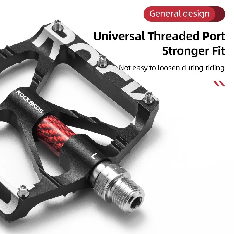 ROCKBROS แป้นเหยียบจักรยาน แป้ - Pedal Platform Flat บทวิจารณ์และราคา