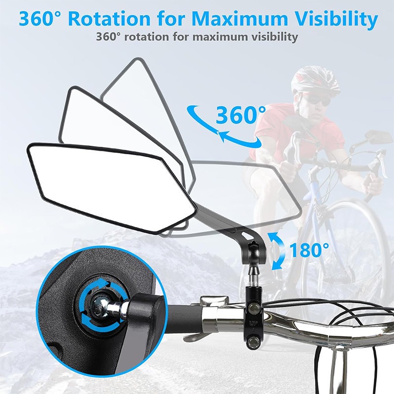 กระจกมองหลังเลนส์แบนความละเอีย - Mountain Biking Definition บทวิจารณ์และราคา