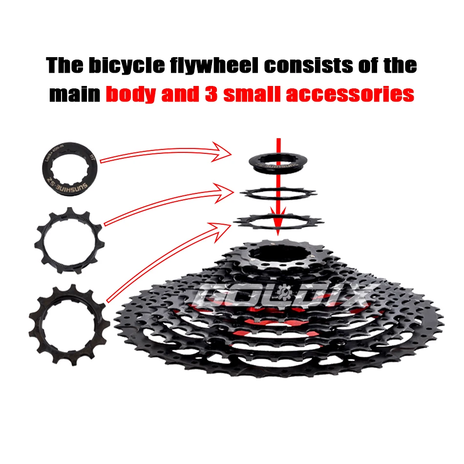 ซันไชน์จักรยาน CASSETTE จักรยา - Cassette 11 Speed บทวิจารณ์และราคา