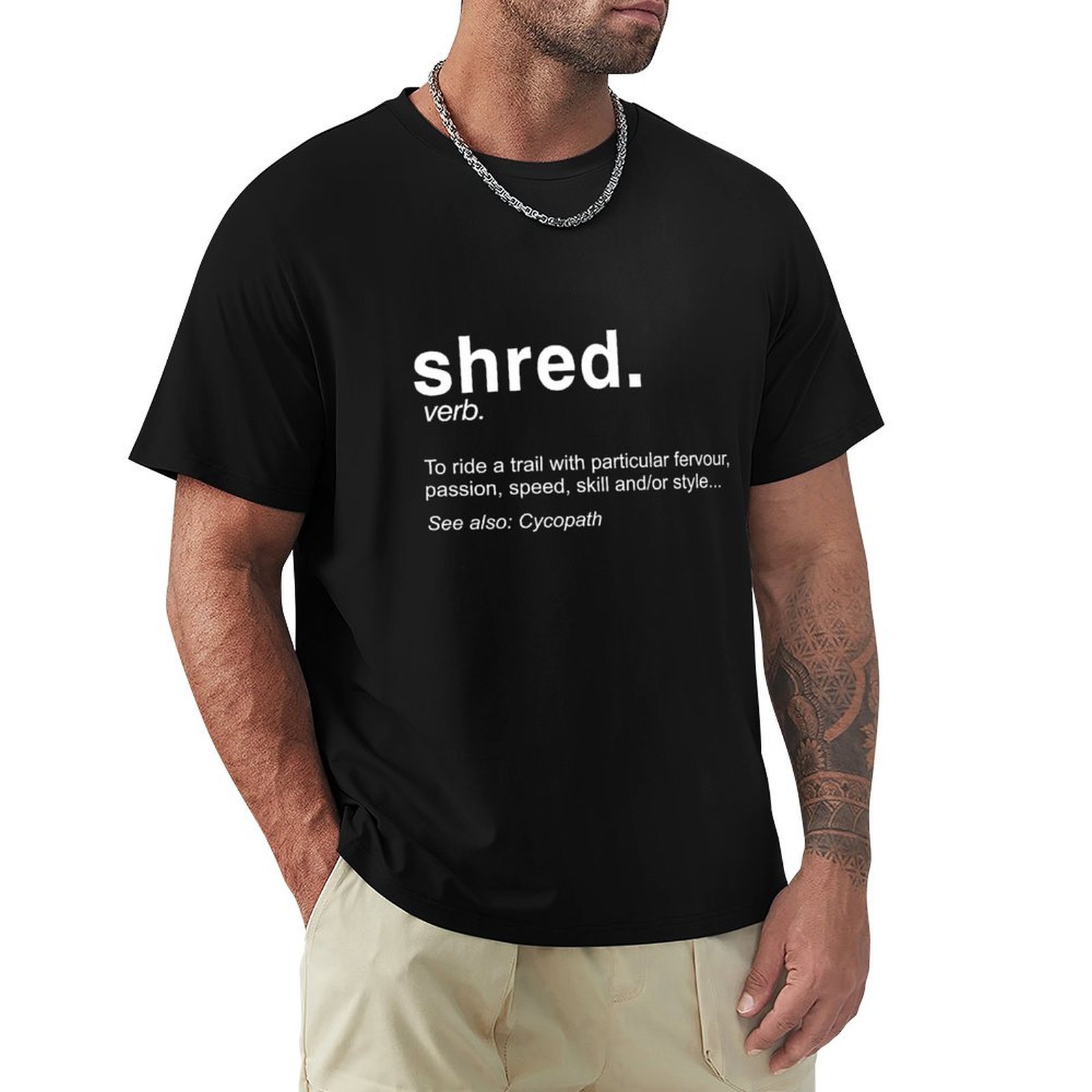 เสื้อยืด Shred It Definition - - Mountain Biking Definition บทวิจารณ์และราคา