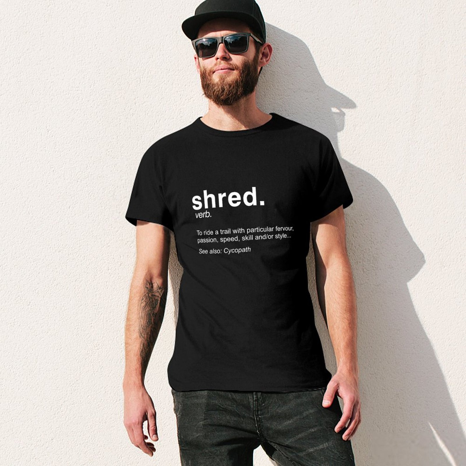 เสื้อยืด Shred It Definition - - Mountain Biking Definition บทวิจารณ์และราคา