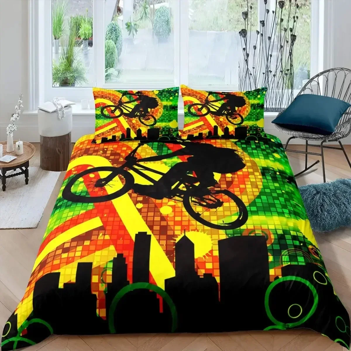 ชุดผ้าคลุมผ้านวมลายจักรยาน ไมโ - Mountain Biking Game บทวิจารณ์และราคา