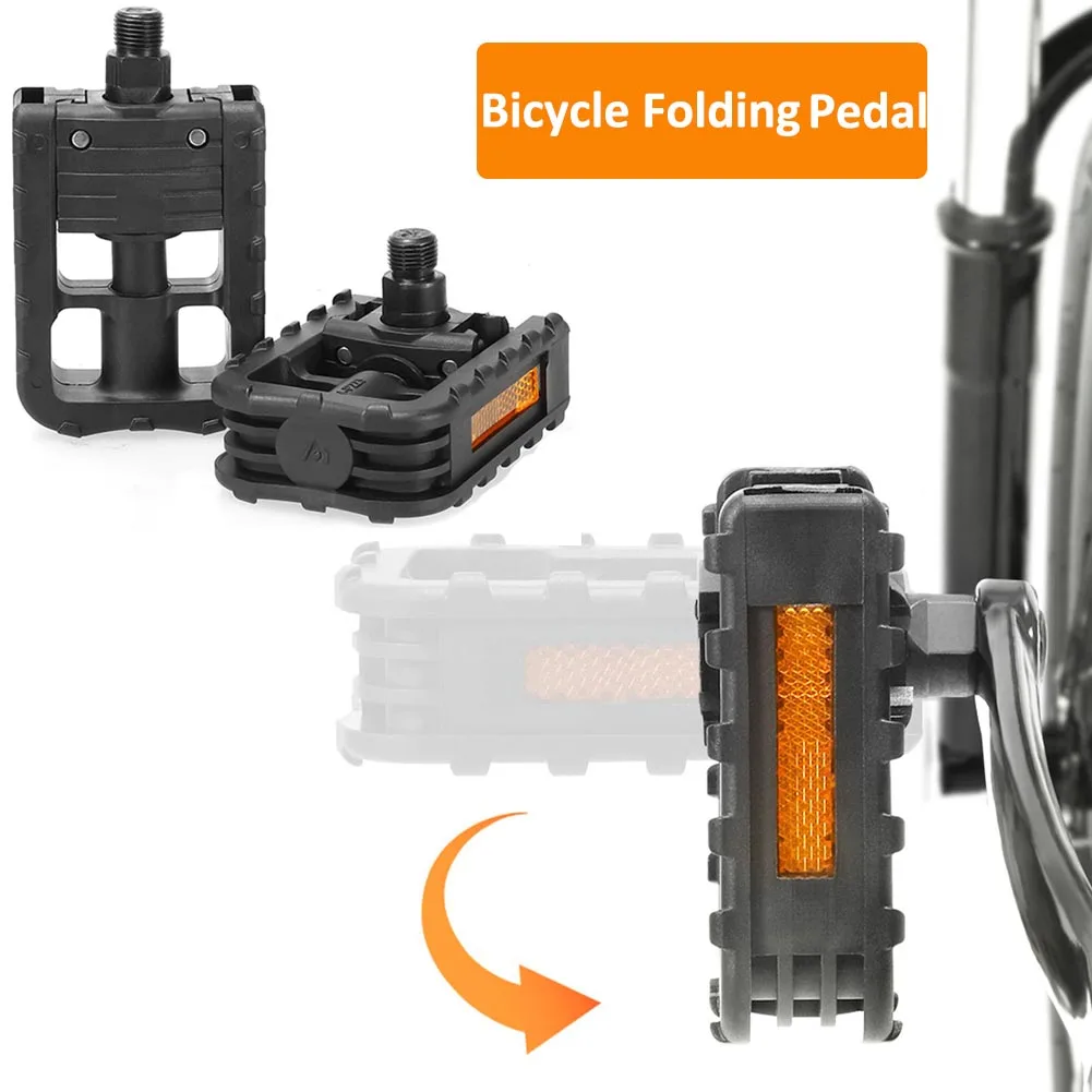 แป้นเหยียบจักรยานพับได้แบบสากล - Pedal Platform Flat บทวิจารณ์และราคา